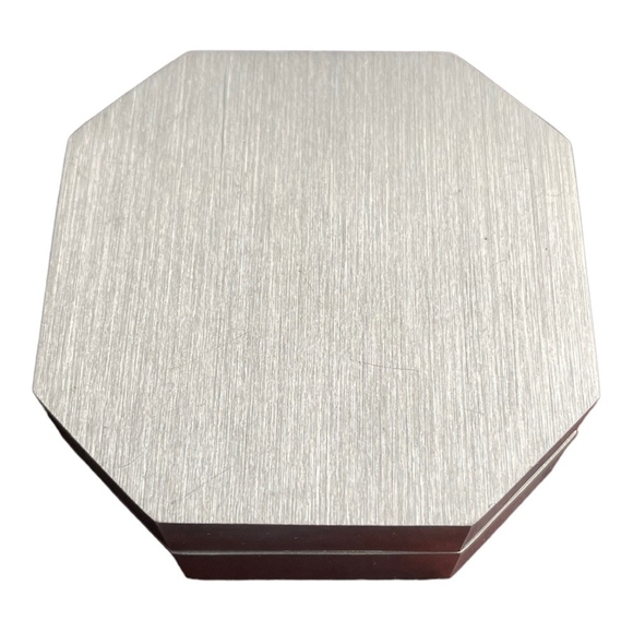 Bey Berk Compass And Clock In Stainless Steel Hinged Case Gift Set - Picture 2 of 4